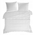 Pościel z Makosatyny bawełnianej 160x200 by Eva Minge Premium Jednobarwna Biały
