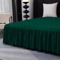 Prześcieradło z falbanką 160x200 Mikrofibra Zielone