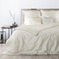 Pościel Satyna Bawełniana 160 x 200 jednobarwna 3cz. Nova colour kremowa