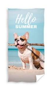 Ręcznik Plażowy Kąpielowy Buldog 70x140        