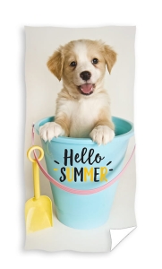 Ręcznik Plażowy Kąpielowy PIESEK 70x140       