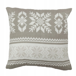 Poszewka 40x40 na jasiek Flanela na zamek Wzorek Gwiazdki