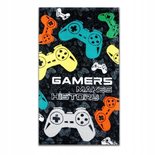 Ręcznik 30x50 do przedszkola Gamer Pad 100% Bawełna 