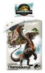 Pościel Młodzieżowa 140X200 Jurassic World T-Rex Mikrofibra   