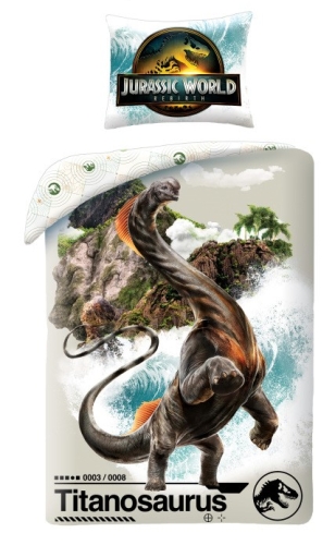 Pościel Młodzieżowa 140X200 Jurassic World T-Rex Mikrofibra   