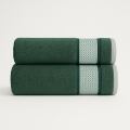 Ręcznik 70x140 Monako kąpielowy Zielony bawełna 500g Premium  
