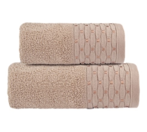 Ręcznik 50x90 New Chic Cappuccino bawełna 450g Premium   