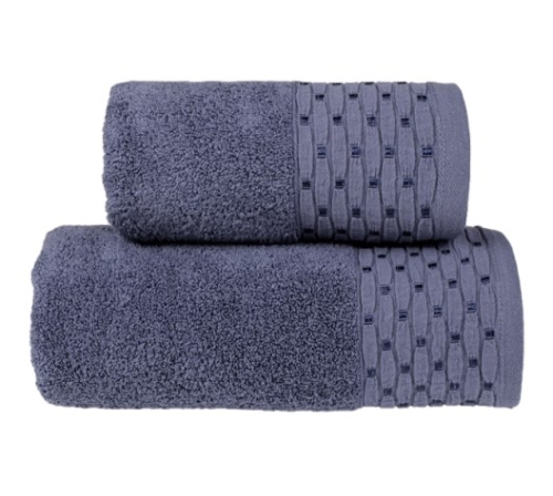 Ręcznik 70x130 kąpielowy New Chic Denim Śliwka bawełna 450g Premium  