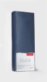 Prześcieradło Satynowe z gumką 90x200 Niebieskie Denim Blue