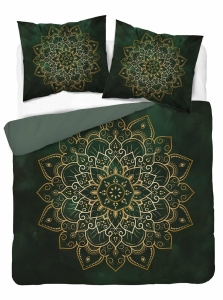 Pościel Holenderska 160x200 Mandala Zielona Holland 