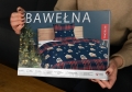 Pościel Świąteczna 140x200 Domki Świąteczne Kratka Granatowa 100% Bawełna
