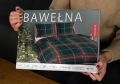 Pościel Świąteczna 160x200 Kratka Świąteczna Czerwona /  Zielona 100% Bawełna   
