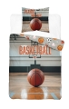 Pościel młodzieżowa 140x200 Basketball Koszykówka Piłka