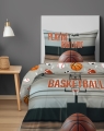 Pościel młodzieżowa 160x200 Basketball Koszykówka Piłka