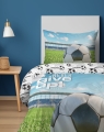 Pościel młodzieżowa 140x200 Piłka Boisko Football