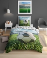 Pościel młodzieżowa 140x200 Piłka Boisko Football