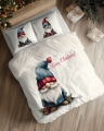 Pościel Świąteczna 220x200 Skrzat Świąteczny Holland MERRY CHRISTMAS   