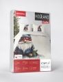Pościel Świąteczna 220x200 Skrzat Świąteczny Holland MERRY CHRISTMAS   