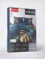 Pościel Holenderska 160x200 Kwiaty MonsteraTurkusowa Holland 