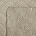 Narzuta dekoracyjna 220x240 Beżowa welwetowa geometryczne pikowanie    
