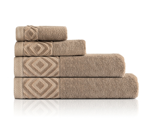 Ręcznik 30x50 Paula Beżowy Taupe 550g 100% bawełna