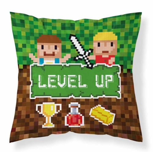 Poszewka 40x40 Klocki dla fana Minecraft Mikrofibra 