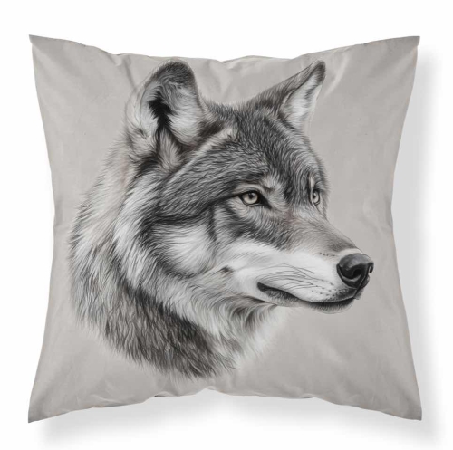 Poszewka 40x40 Wilk Mikrofibra  