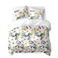 Pościel Bawełna 160x200cm Kwiaty Wielokolorowe