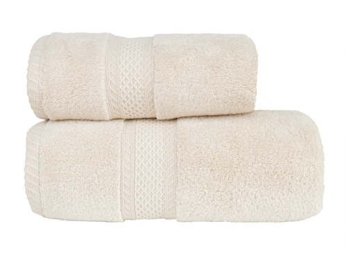 Ręcznik 50x90 Rodos Ciemny Kremowy Premium 500gr