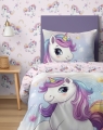 Pościel młodzieżowa  160x200 Jednorożec kolorowy unicorn