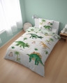 Pościel Młodzieżowa 160x200 Dinozaury Dinusie