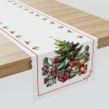 Bieżnik Świąteczny 38x180 Bieżnik Świąteczne Prezenty Plamoodporny wielokolorowy