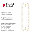 Bieżnik Świąteczny 38x140 Choinki Zimowa Opowieść Plamoodporny biały