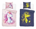 Pościel Świecąca w ciemności 140x200 Jednorożec Unicorn Tęczowy