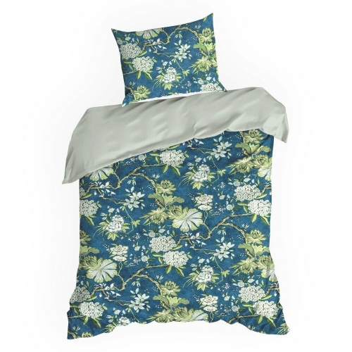 Pościel Satynowa 140x200 Kwiaty 