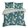 Pościel Satynowa 220x200 Kwiaty  