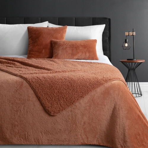 Narzuta dekoracyjna 220x240 Nina Mocha Baranek Sherpa