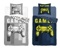 Pościel Świecąca w ciemności 140x200 Gamer Pad do gry konsola 