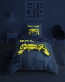 Pościel Świecąca w ciemności 140x200 Gamer Pad do gry konsola 