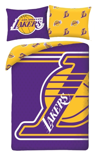 Pościel Młodzieżowa 140x200 NBA Los Angeles Lakers Basketball koszykówka klubowa
