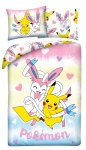 Pościel Młodzieżowa 140X200 Pokemony Pikaczu Mikrofibra  