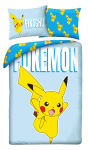 Pościel Młodzieżowa 140X200 Pokemony Pikaczu Mikrofibra  