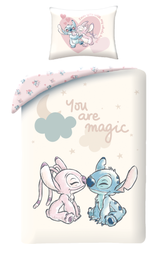 Pościel bawełniana 160x200 Lilo i Stitch Hit Młodzieżowa