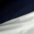 Pościel z Makosatyny bawełnianej 220x200 Biały + Granat Premium Jednobarwna 