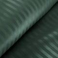 Pościel Satynowa 160x200 Gładka w Pasy Premium zielony
