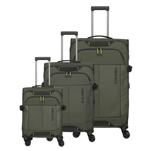  Zestaw walizek Travelite Briize L/M/S Khaki Premium 