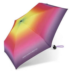 Parasol Benetton Ultra Mini Tęczowy Multikolor z różowym