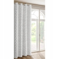 Firana gotowa na przelotki Roses 140x250 biała 