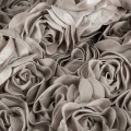 Firana gotowa na taśmie Roses by Eva Minge 140x270 beżowa