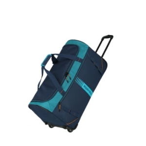 Torba Podróżna na kółkach active Granat Turkus